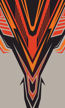 Abstract geometric modern background for sublimation jersey vector