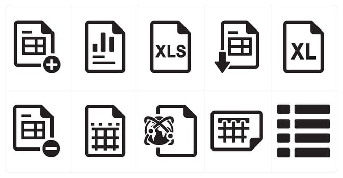 A set of 10 mix icons as read, brochure, educate vector