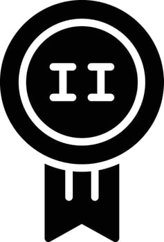 The award symbol is black and white vector