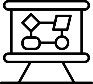 Story board Line Icon Design vector