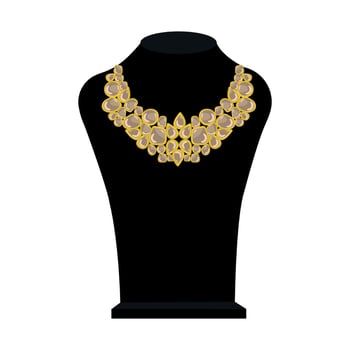Indian Bridal Jewelry Set vector