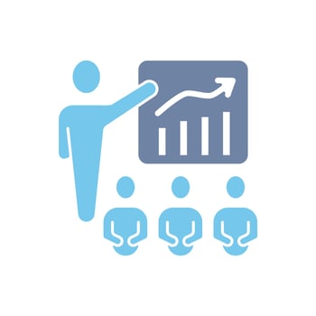 presentation concept line icon. Simple element illustration. presentation concept outline symbol design. vector