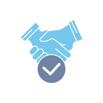 agreement concept line icon. Simple element illustration. agreement concept outline symbol design. vector