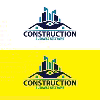 Construction Logo design Art Icons unique new free Graphics for Free and construction Logo royalty free images for your company or home or business property construction home realtor logo design vector