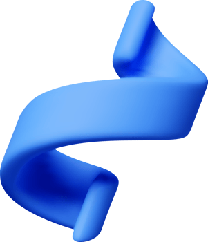 3d blue spiral confetti, colorful serpentine ribbon png