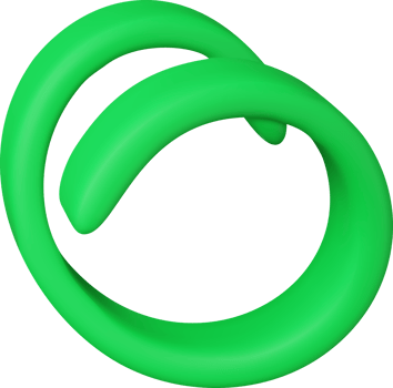 3d green spiral confetti, colorful serpentine ribbon png