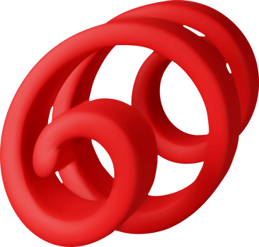 3d spiral confetti, colorful serpentine red ribbon png