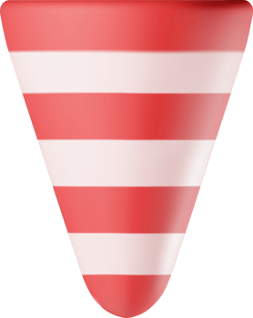 3D Empty Party red Popper png