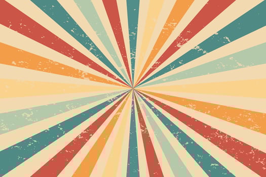 Abstract retro sunburst rays background vector