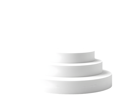 A white podium stand png