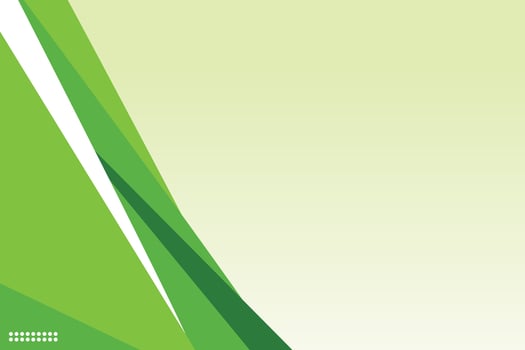 Green and white abstract background with a diagonal line vector