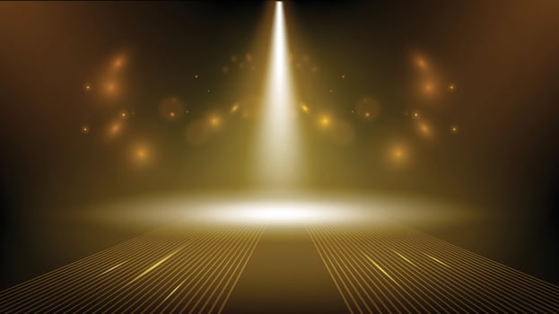 Black and Gold background abstract geometric shapes luxury design vector