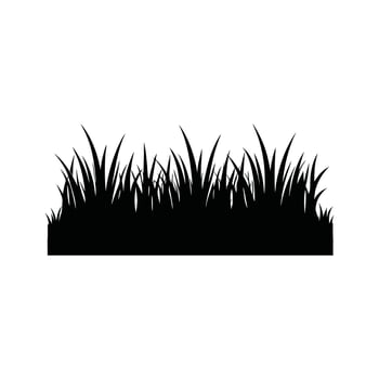 Grass Line Illustration Perfect for Nature-Themed Project vector