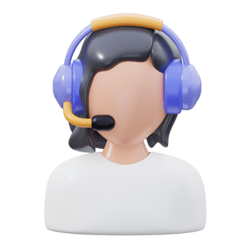 3D Customer Service Isolated Icon Illustration png