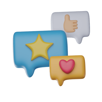 3D Feedback Isolated Icon Illustration png