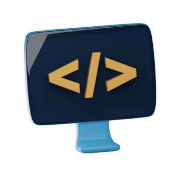 3D Programming Isolated Icon Illustration png