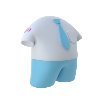 3D Uniform Isolated Icon Illustration png
