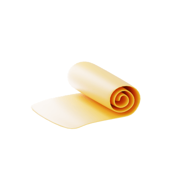 3D Yoga Mat Isolated Icon Illustration png