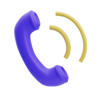 3D Call Isolated Icon Illustration png