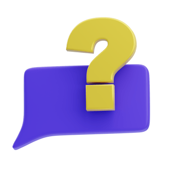 3D FAQ Isolated Icon Illustration png