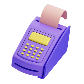 3D EDC Machine Isolated Icon Illustration png