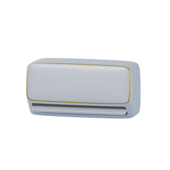 3D AC Isolated Icon Illustration png