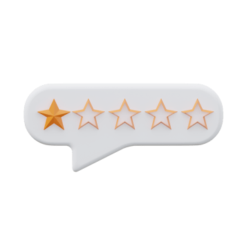 3D Bad Review Isolated Icon Illustration png