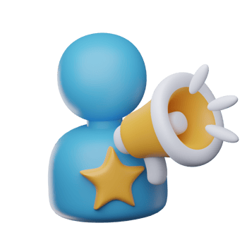 3D Brand Ambassador Isolated Icon Illustration png