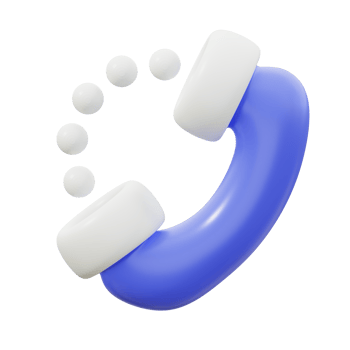 3D Call Isolated Icon Illustration png