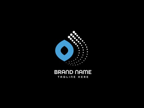 Product logo design o letter logo vector
