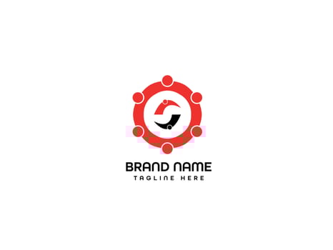 S modern business logo vector