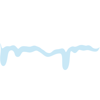 Snow caps. Blizzard. Heavy snow. png