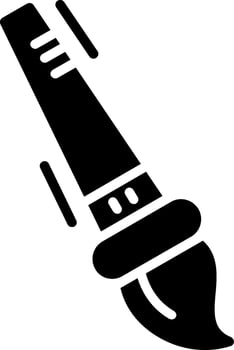 Brush Glyph Icon Design vector