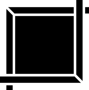 Frame Glyph Icon Design vector