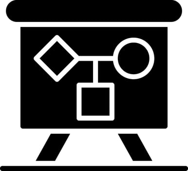 Planning Glyph Icon Design vector