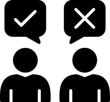 Customer Feedback Glyph Icon Design vector