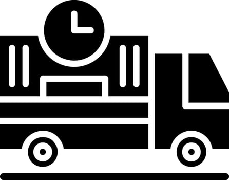 Delivery Service Glyph Icon Design vector