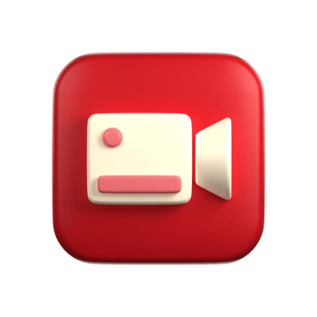 Camera In 3D Illustration png