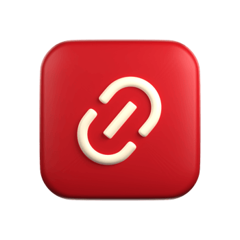 Link In 3D Illustration png
