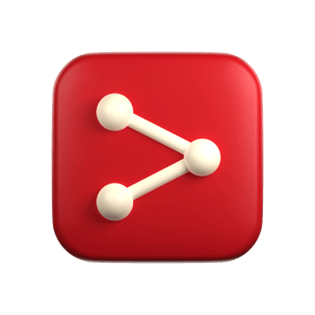 Share In 3D Illustration png