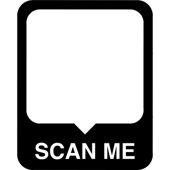 QR code frame. QR code. Scan me. Social media applications code. png