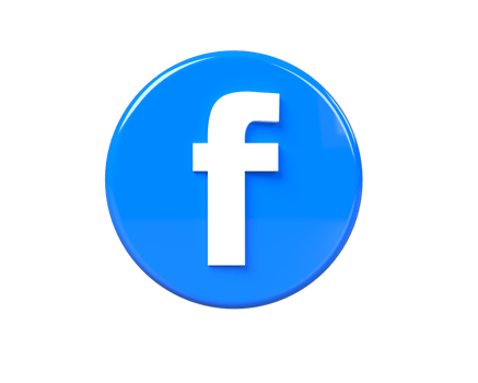 Facebook logo icon, social web button png