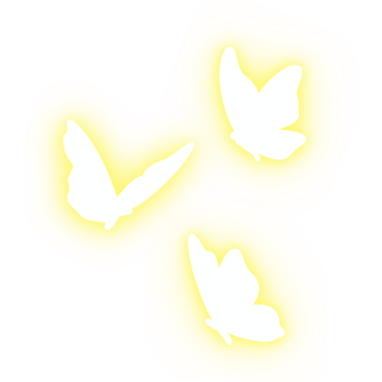 Neon LED Light,Butterfly glow light, A flock of butterflies, firefly png