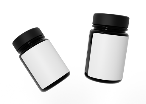 Pharmaceutical Bottle Mockup png