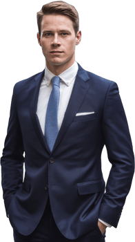A man in a suit and tie png