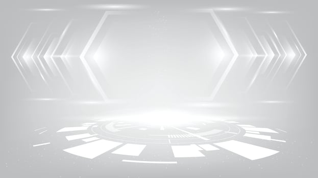 Abstract technology white gray background Hi-tech communication concept, technology vector