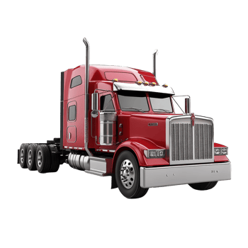A bright red truck isolated on a transparent background showcasing its robust design and sleek profile, old truck isolated on transparent png
