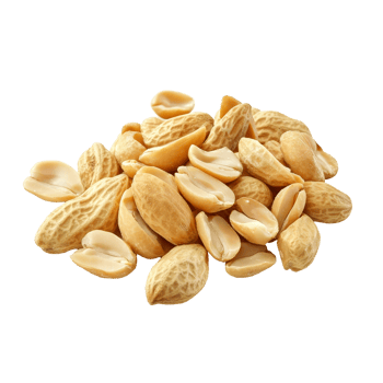 Roasted peanuts on a transparent background showcasing delicious and crunchy snack options for any occasion, Roasted peanuts isolated on transparent background png
