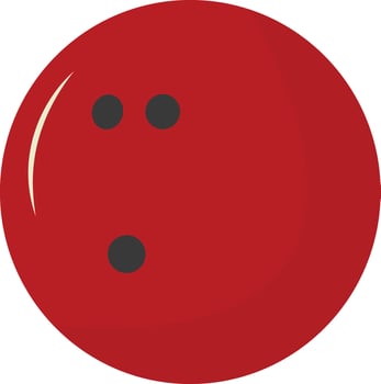 Bowling Ball Icon Design vector