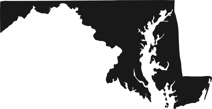 usa map maryland png